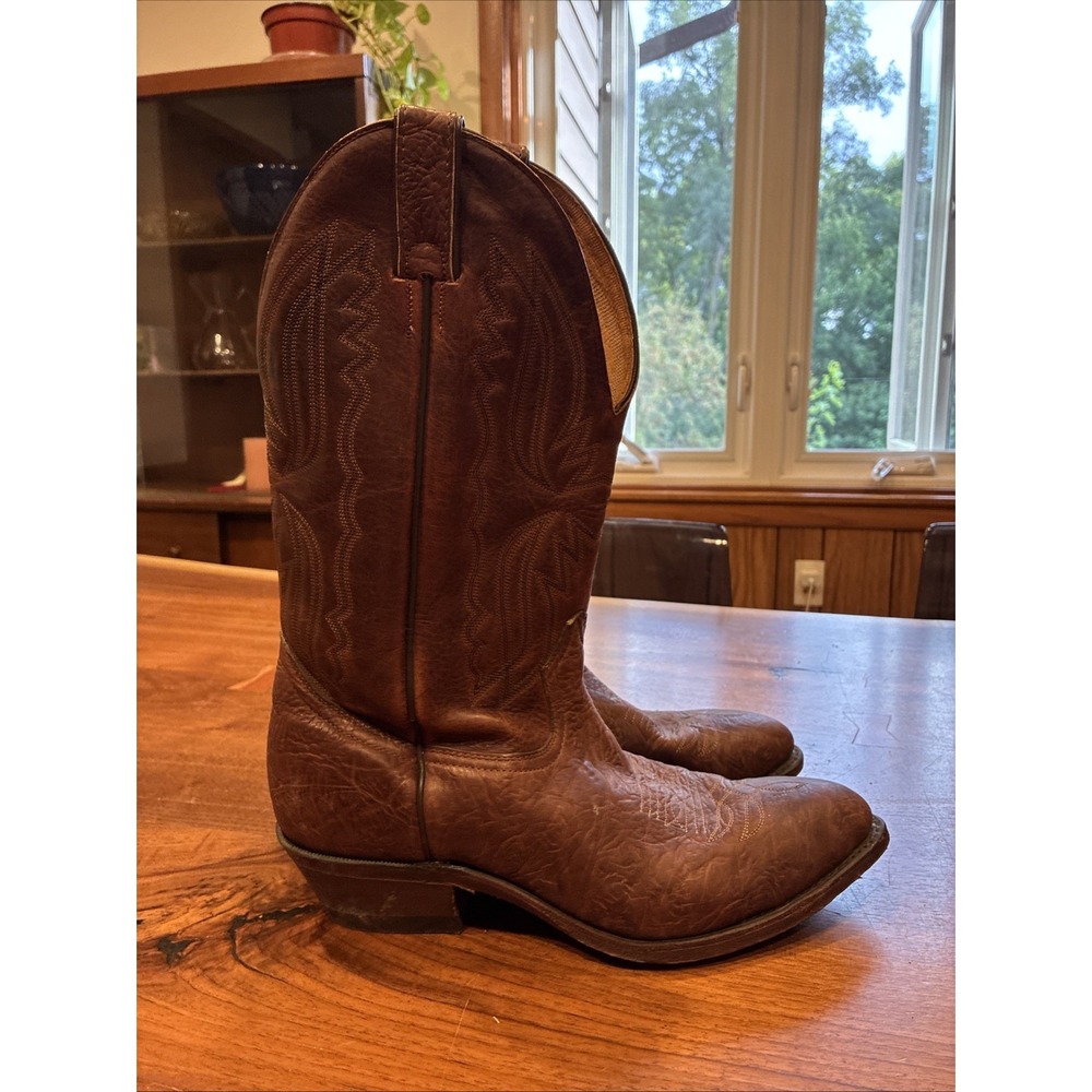 Boulet  Leather Cowboy Boots Made in Canada Size 10